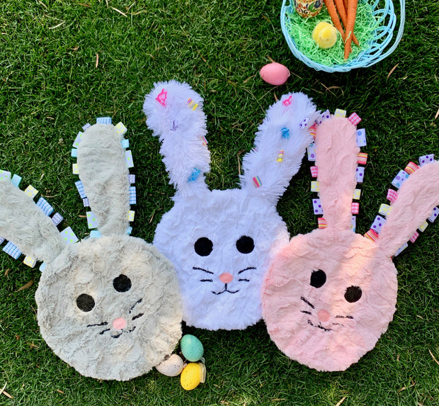 Fuzzie Dot Zunny - Cuddly Minky Bunny Kids Blanket