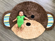 Fuzzie Dot Zekie - The Adorable Monkey Kids Blanket