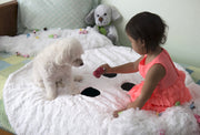 Fuzzie Dot Zofie - Kids Minky Puppy Blanket