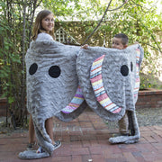 Fuzzie Dot Zoki & Zoku - Elephant Minky Kids Blanket